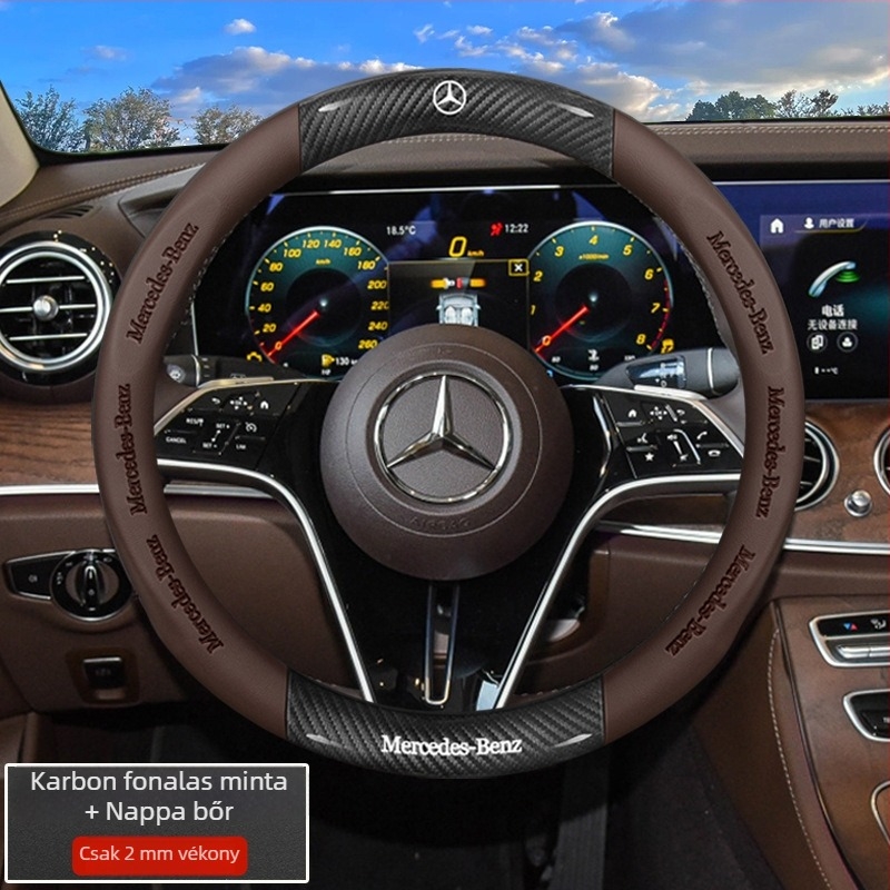 DLTICG bőr volánvédő – mind az évszakokhoz, egyszerű stílus, dedikált telepítés