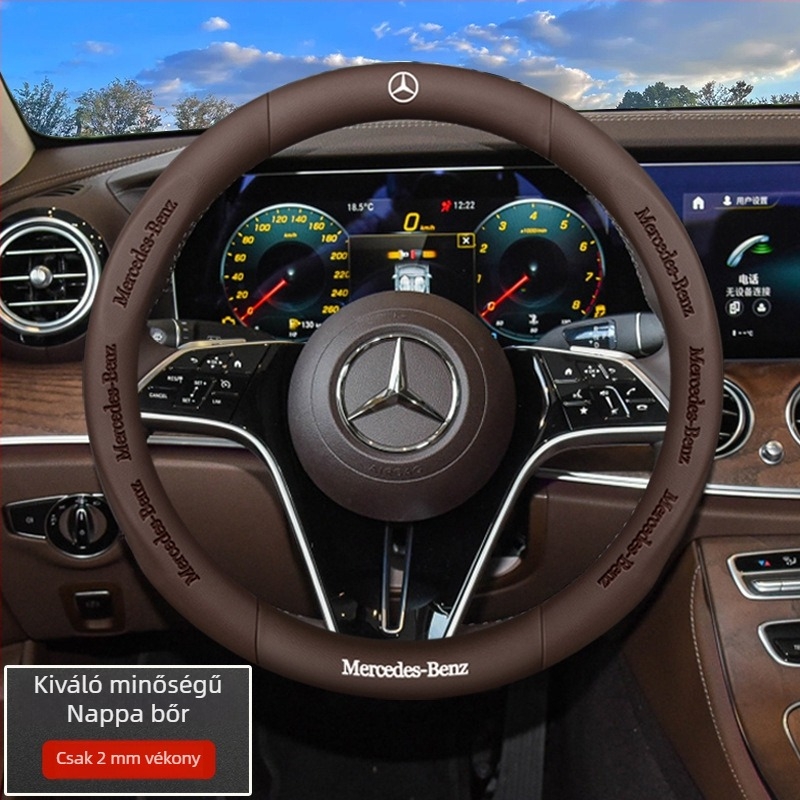 DLTICG bőr volánvédő – mind az évszakokhoz, egyszerű stílus, dedikált telepítés