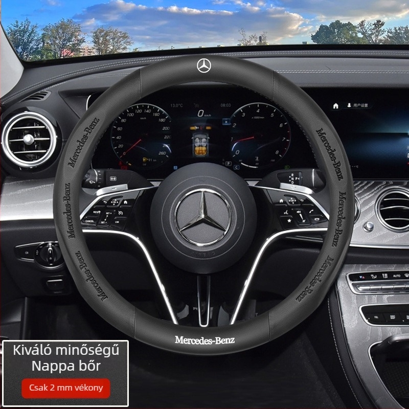 DLTICG bőr volánvédő – mind az évszakokhoz, egyszerű stílus, dedikált telepítés