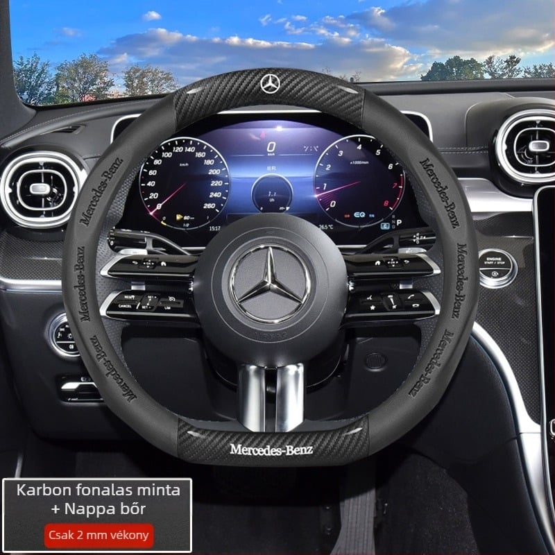 DLTICG bőr volánvédő – mind az évszakokhoz, egyszerű stílus, dedikált telepítés