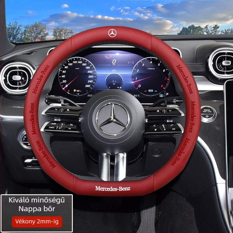 DLTICG bőr volánvédő – mind az évszakokhoz, egyszerű stílus, dedikált telepítés