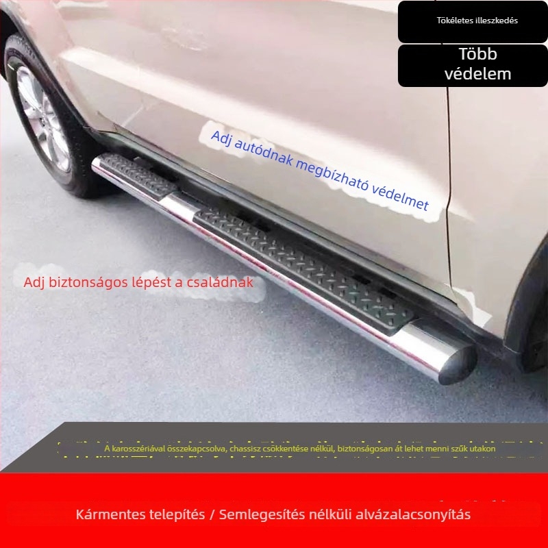 Alumíniumötvözetű pedálkészlet Jeep Grand Cherokeehez (2010–2024), oldalsó és üdvözlő pedálok, testreszabható