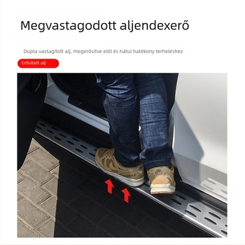 Nissan Qashqai 2014-2021 műanyag pedálkészlet, világítás nélkül