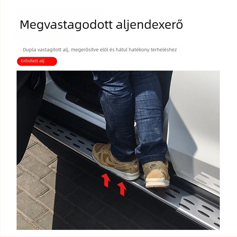 Nissan Qashqai 2014-2021 műanyag pedálkészlet, világítás nélkül