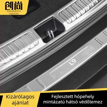 Marker rozsdamentes acél hátsó küszöbvédő lemez és pedálvédő matrica Ideal autókhoz