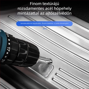 Marker rozsdamentes acél hátsó küszöbvédő lemez és pedálvédő matrica Ideal autókhoz