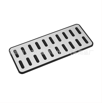 Lábtartó pedál Kia és Hyundai-hoz – fúrás nélküli, rozsdamentes acél