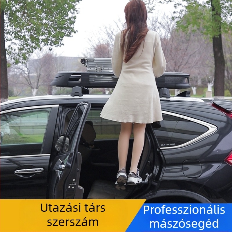Gépkocsi pedál készlet alumínium ötvözetből, ajtó küszöb és tető lépcső, autó módosító alkatrészek