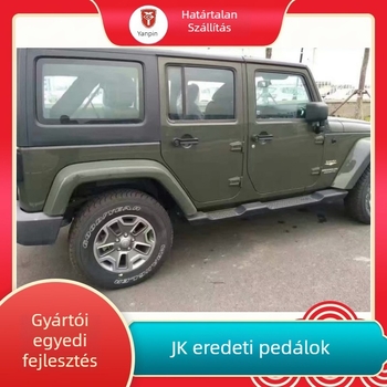 Jeep Wrangler JK oldalsó lépcső — 2- és 4-ajtós, fix, 2007–2017, gyári pedál