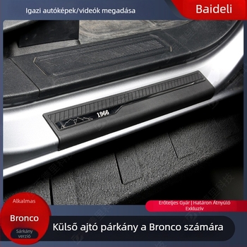 Ajtó küszöb-lap Ford Bronco Off-Road Edition (2021–2022) – Centri műanyag, testreszabható, AT/automata