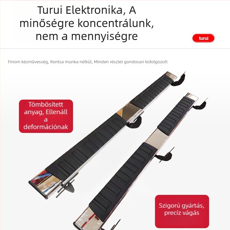 Touareg alumínium ötvözet pedál, láb- és külső ajtó küszöb autókhoz, testreszabható automata váltóhoz