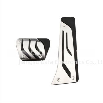 Rozsdamentes acél pedálkészlet gáz- és fékpedálokkal a BMW 3/4/5 sorozathoz, X3/X5/X6 (2010–2020), automata váltó