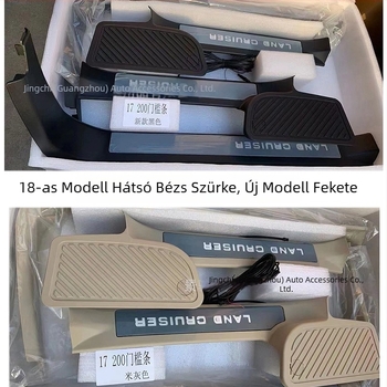 LED üdvözlő pedál világítás Toyota Land Cruiser 2008-2020, rozsdamentes acél, Jingchi
