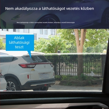 Autóhoz szúnyogháló függöny - átlátszó háló, függő, általános illeszkedés, PRINTOGEN