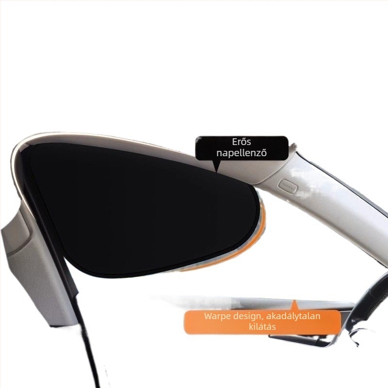 Autóhoz készült elektrosztatikus alumínium fóliás oldalablakárnyékoló, átlátszó, függő szerelés, napvédelmi és hőszigetelő megoldás