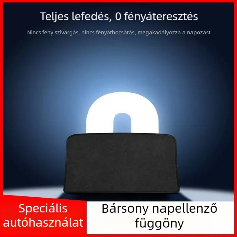 Xiaomi Su7/YU7/YU7Max autó tetőablak árnyékoló – jégkristály anyag, sík felszerelés, hőszigetelés és napvédelem
