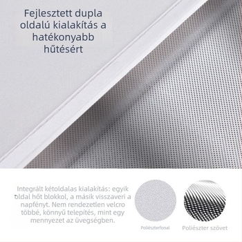 Emperor autó skylight árnyékoló – hálós anyag, snap-in rögzítés, tető Xpeng