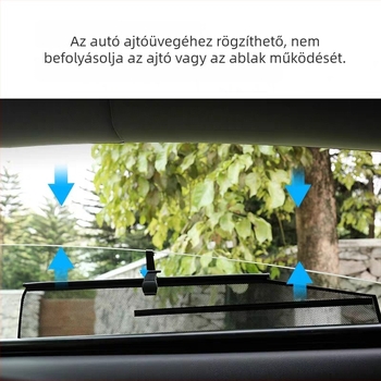 Személyre szabott autó oldalsó ablak árnyékoló, automatikusan kihúzható hálós napellenző