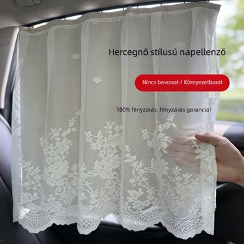 Autóablak napvédő redőny alumíniumfóliából, lógó, átlátszó típus, Xiong Keji autókhoz, UV védelem