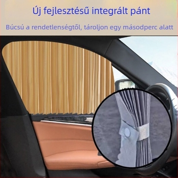 Mágneses autós napvédő, vastag opálos anyag, mágneses sínrendszerrel, autók és SUV-k számára, modell Magnetic sun shade