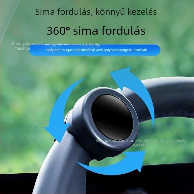 Volán-spinner gömb, 360° forgás, ABS anyag, 100 g tömeg, univerzális illeszkedés