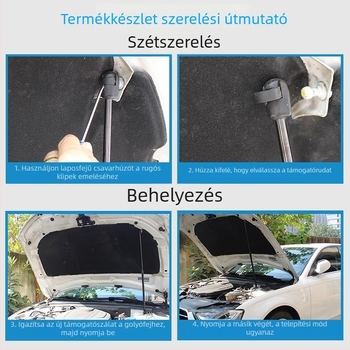 Beijing Sonata 8. generációs motorháztető támasztó rúd — hidraulikus/pneumatikus gázrugó