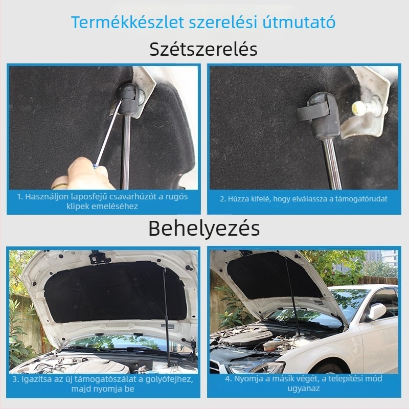 Beijing Sonata 8. generációs motorháztető támasztó rúd — hidraulikus/pneumatikus gázrugó