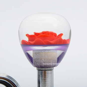 Universális akril sportkormány, kormánygolyó a kormányhoz, kristály virág mintázatú dizájn; testreszabás elérhető