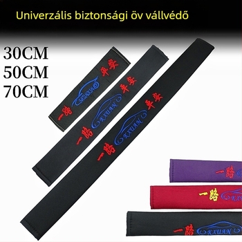 Kiterjesztett lenvászon biztonsági öv vállpárna, minden évszakra alkalmas, övvédő borítás, autó belső dekoráció.