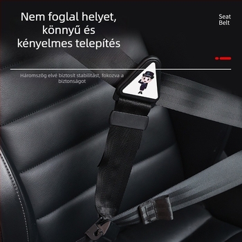 Gyermekek autósüléséhez öv beállító – praktikus kialakítás, Polyvinegar fiber, vállpárna (Anyag: Polyvinegar fiber; Típus: Practical; Kiegészítő: Safety Belt Adjuster)
