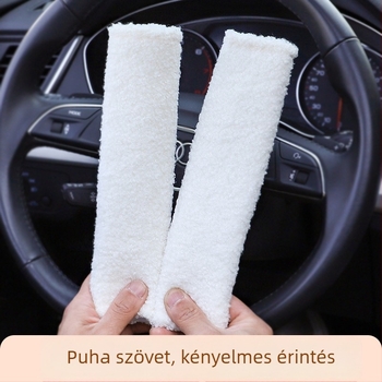 Autóöv vállvédő - Rajzfilm bárány velúr, poliészter, praktikus dizájn, súly 0.05, márka Qiao Lin