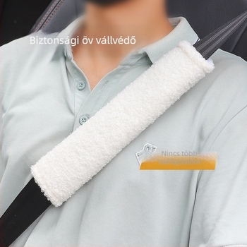 Autóöv vállvédő - Rajzfilm bárány velúr, poliészter, praktikus dizájn, súly 0.05, márka Qiao Lin