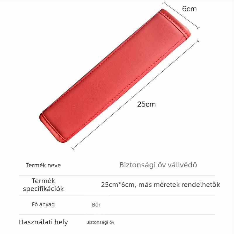 Autós öv vállpárna – Bees cool, PU anyag, tömeg 85 g, logó nyomtatás, testreszabható