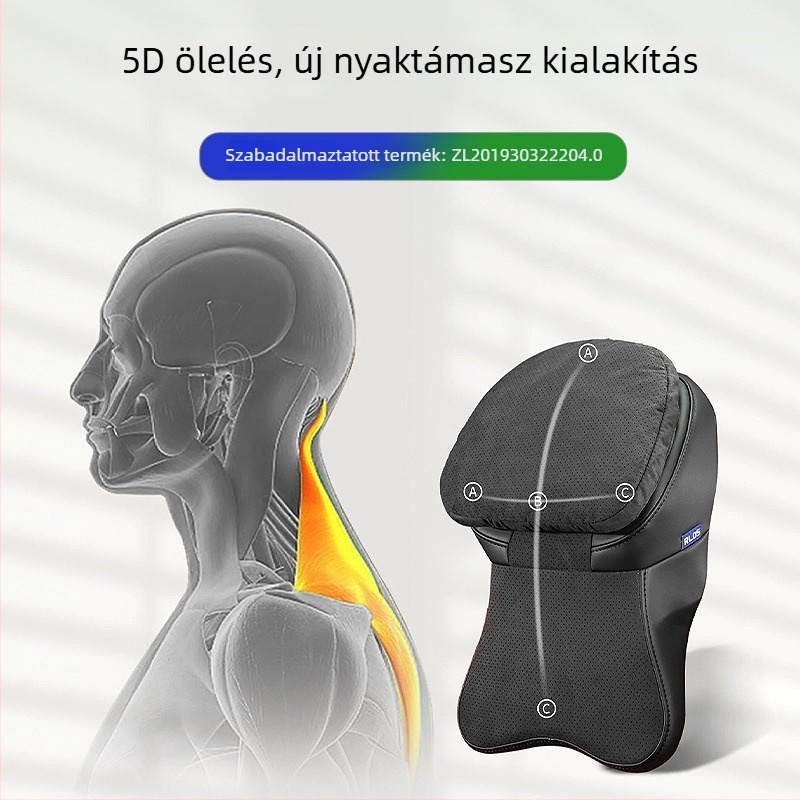 Repülőgép-minőségű autófejpárna memóriahabbal, univerzális minden évszakhoz