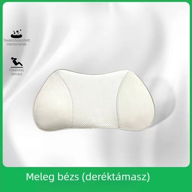 Repülőgép-minőségű autófejpárna memóriahabbal, univerzális minden évszakhoz