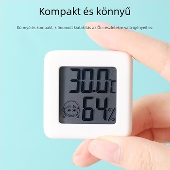 Beltéri hőmérő és páratartalom-mérő digitális kijelzővel – nagy pontosságú hőmérséklet- és páratartalom-érzékelő a baba szobája számára