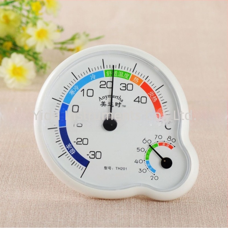 TH201 Belső hőmérő és higrométer, -30°C-tól 50°C-ig, hőmérséklet pontossága ±1°C, páratartalom pontossága ±1%