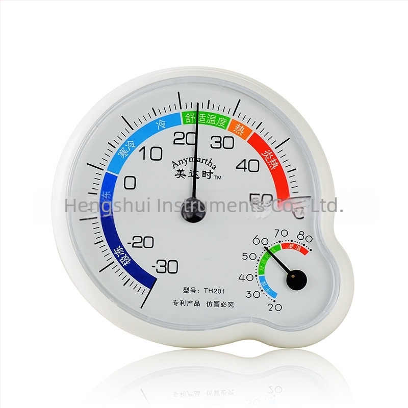 TH201 Belső hőmérő és higrométer, -30°C-tól 50°C-ig, hőmérséklet pontossága ±1°C, páratartalom pontossága ±1%