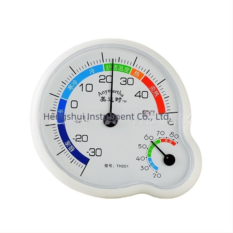 TH201 Belső hőmérő és higrométer, -30°C-tól 50°C-ig, hőmérséklet pontossága ±1°C, páratartalom pontossága ±1%