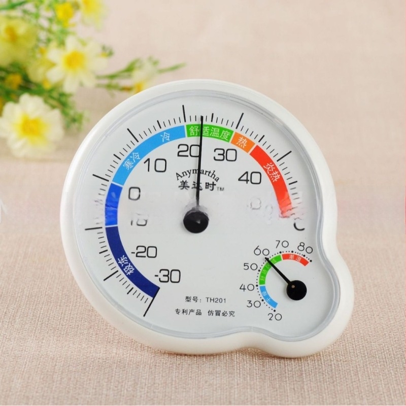 TH201 Belső hőmérő és higrométer, -30°C-tól 50°C-ig, hőmérséklet pontossága ±1°C, páratartalom pontossága ±1%