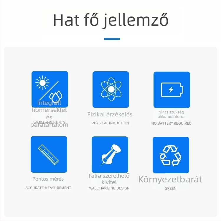 Magas pontosságú nyolcszögletű hőmérséklet-higrométer legújabb kalibrálási tanúsítvánnyal gyógyszertáraknak, kórházaknak, ipari tárolásra és otthoni használatra