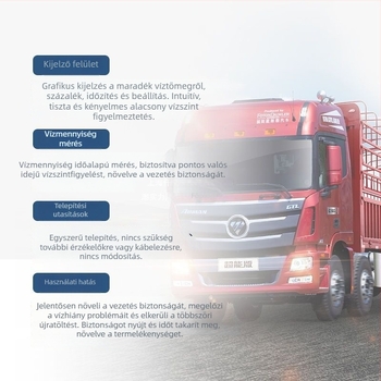 Kamion öntöző időzítő víztartály szintmérővel — állítható szög, autó víz hőmérséklet-érzékelő, anyag: Egyéb, eredet: Egyéb