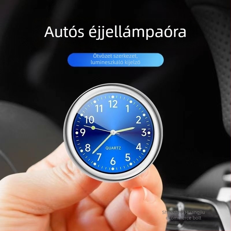 Autó műszerfal óra, állítható szögű, víz hőmérséklet kijelző; Márka: Más