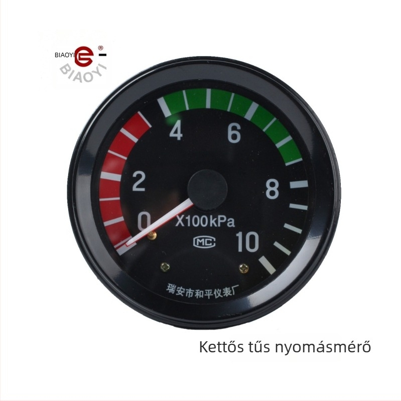 Univerzális kéttűs légnyomásmérő és síkpaneles műszer mezőgazdasági járművekhez és teherautókhoz (Eq140)