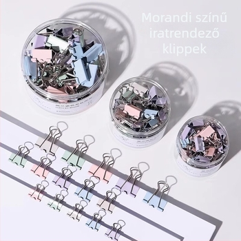 Klipekészlet: Binder Clips, Tail Clips, Document Clips, Butterfly Clips, Fishtail Clips, Phoenix Tail Clips, Swallowtail Clips — Márka: Friendly; Anyag: Egyéb; Termék típus: Egyéb
