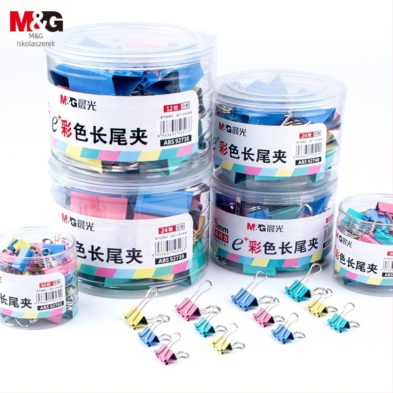 Morning Light Fém Hosszú Farú Klip ABS92742 – Jegy- és Dovetail típusú Klip Irodának és Iskolának