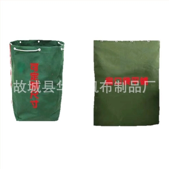 Bizalmas dokumentumtároló táska, vászon, húzózáras záródás, alj és oldalsó paneles kivitel, testreszabható, Huasheng Canvas márka