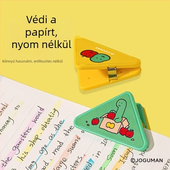 Deli sarokklip – háromszög alakú kártyatartó, élvédő, anti-gyűrődés könyvekhez