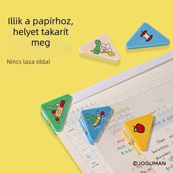 Deli sarokklip – háromszög alakú kártyatartó, élvédő, anti-gyűrődés könyvekhez