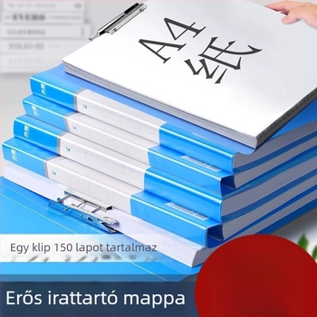 Power Folder dupla csiptetős irattartó, műanyag